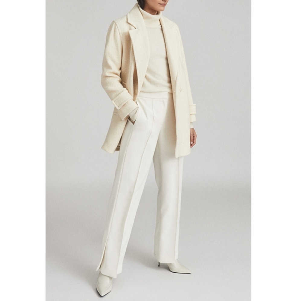 1 Left! NWT REISS | Skye Wool Blend Coat - Picture 10 of 12